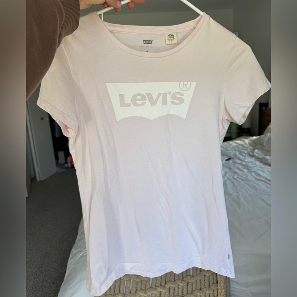 Levi's Pale Pink Short Sleeve Logo Tee